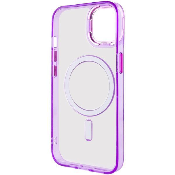 Чохол TPU Iris with MagSafe для Apple iPhone 12 Pro Max (6.7") Фіолетовий 272113 фото