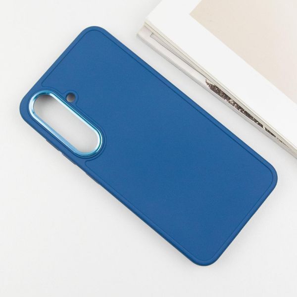 TPU чохол Bonbon Metal Style для Samsung Galaxy S24+ Синій / Denim Blue 284990 фото