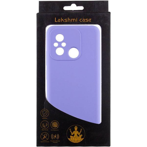 Чохол Silicone Cover Lakshmi Full Camera (AAA) для Xiaomi Redmi 12C Бузковий / Dasheen 271873 фото