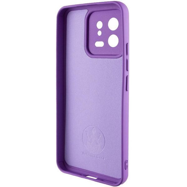 Чохол TPU GETMAN Liquid Silk Full Camera для Xiaomi 13 Фіолетовий / Purple 397741 фото