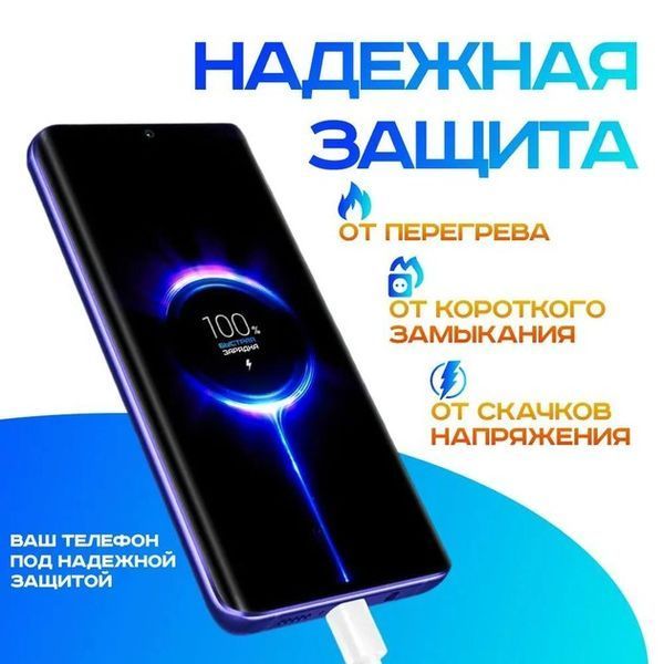 Зарядний пристрій Xiaomi 67W HyperCharge (Type-A) (BHR07SKEU) білий 356798 фото