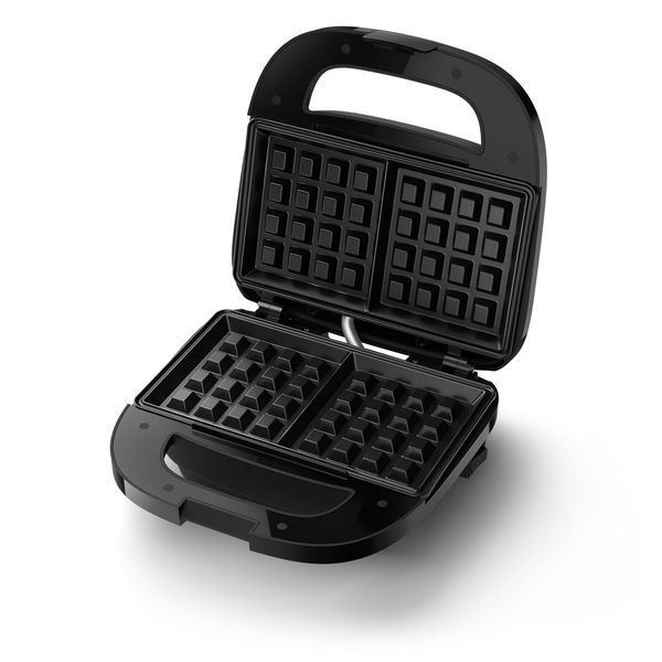 Вафельниця Philips Series 3000 750Вт, антипригарне покриття, корпус-пластик, чорний (HD2332/90) 370915 фото