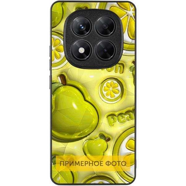 TPU+PC чохол Prisma Fluffie для Xiaomi Redmi Note 14 4G (Int. version) Lemon 358087 фото
