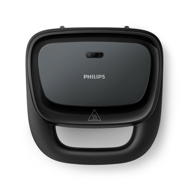 Вафельниця Philips Series 3000 750Вт, антипригарне покриття, корпус-пластик, чорний (HD2332/90) 370915 фото