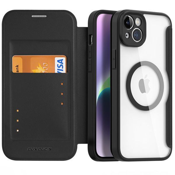 Чохол-книжка Dux Ducis Skin X Pro with MagSafe для Apple iPhone 14 / 13 (6.1") Black 272786 фото