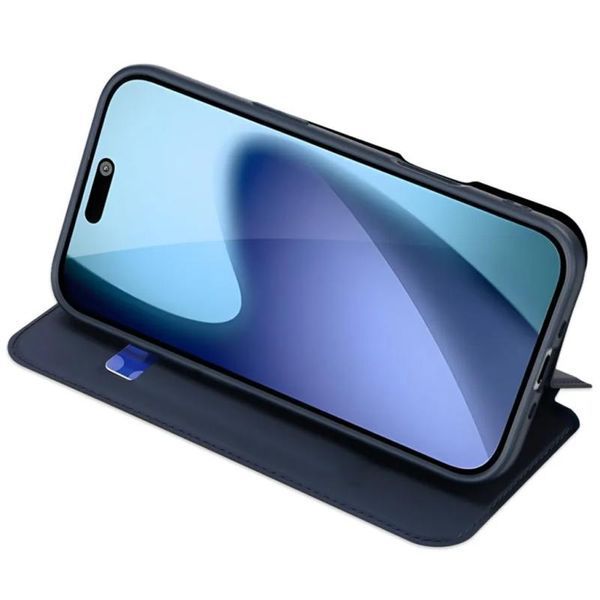 Чохол-книжка Dux Ducis з кишенею для візиток для Apple iPhone 17 Air (6.5") Синій 393982 фото