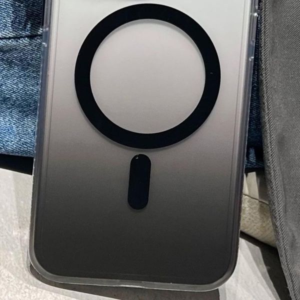 Чохол TPU+PC Shadow with MagSafe для Apple iPhone 15 (6.1") Black 330307 фото