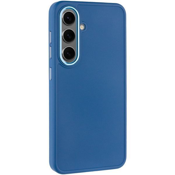 TPU чохол Bonbon Metal Style для Samsung Galaxy S24+ Синій / Denim Blue 284990 фото