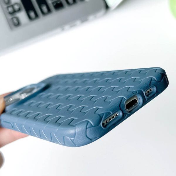 Чохол TPU Weaving для Apple iPhone 14 Pro (6.1") Blue 328199 фото