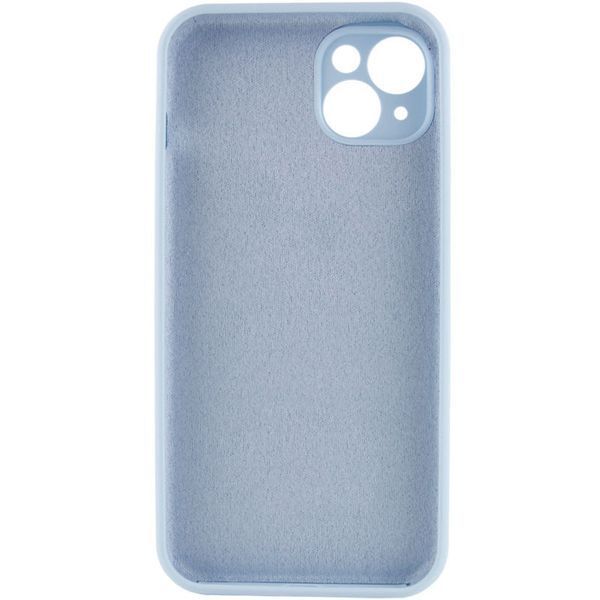 Чехол Silicone Case Full Camera Protective (AA) NO LOGO для Apple iPhone 13 (6.1") Голубой / Sweet Blue 288694 фото