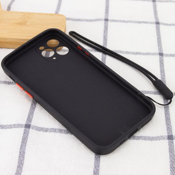 Чехол TPU Square Full Camera для Apple iPhone 11 Pro (5.8") Черный 204436 фото