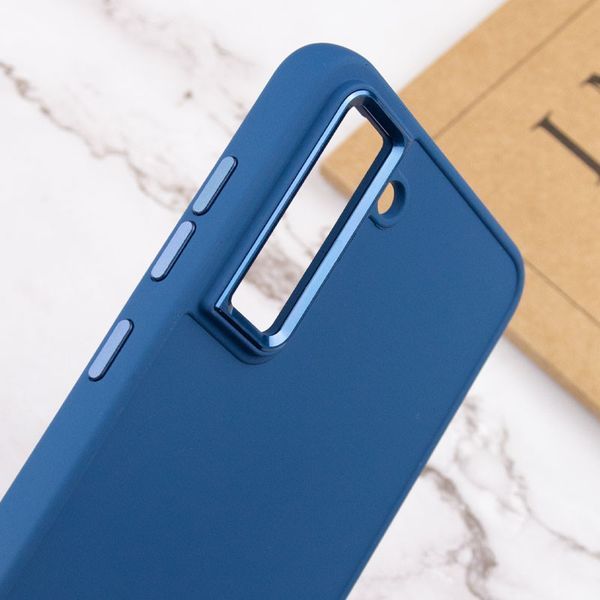 TPU чохол Bonbon Metal Style для Samsung Galaxy S24+ Синій / Denim Blue 284990 фото