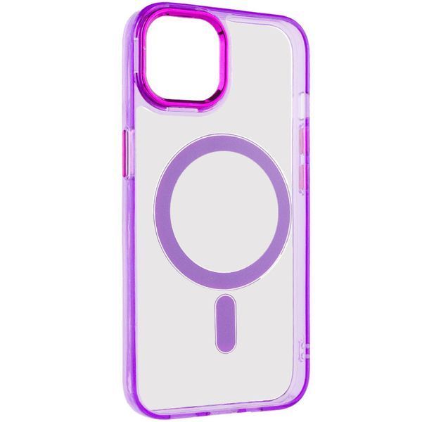 Чохол TPU Iris with MagSafe для Apple iPhone 12 Pro Max (6.7") Фіолетовий 272113 фото