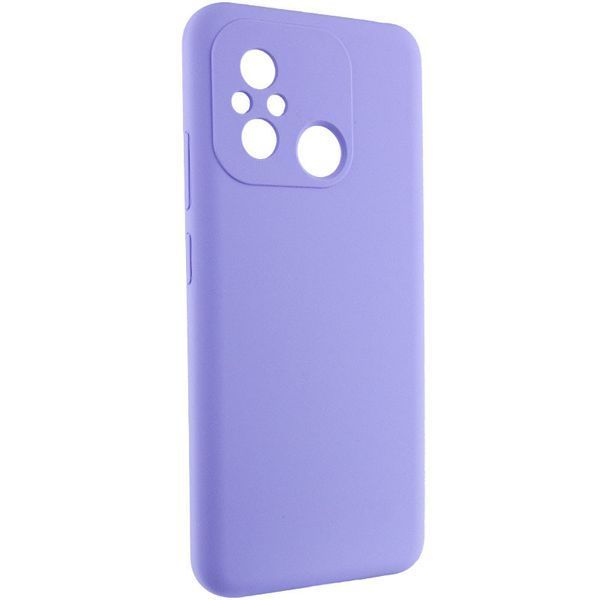 Чохол Silicone Cover Lakshmi Full Camera (AAA) для Xiaomi Redmi 12C Бузковий / Dasheen 271873 фото