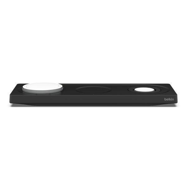 Зарядний пристрій бездротовий Belkin 3в1 MagSafe PRO iPhone/Watch/AirPods, чорний (WIZ016VFBK) 371653 фото