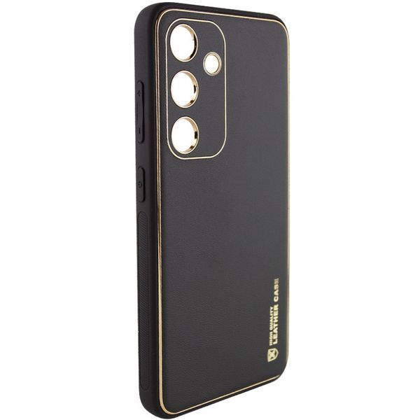 Шкіряний чохол Xshield для Samsung Galaxy S24 Чорний / Black 286415 фото