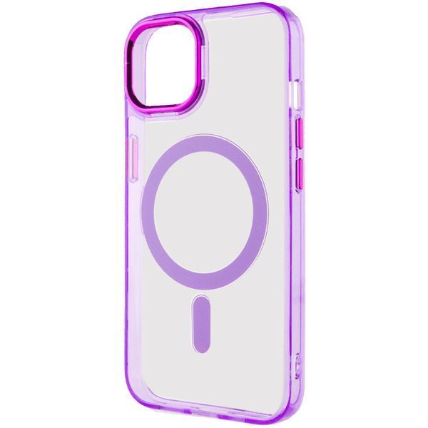 Чохол TPU Iris with MagSafe для Apple iPhone 12 Pro Max (6.7") Фіолетовий 272113 фото