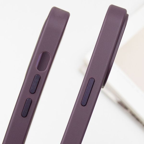 Шкіряний чохол SnapCase with MagSafe для Apple iPhone 14 Pro (6.1") Dark Purple 328994 фото