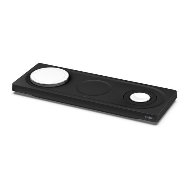 Зарядний пристрій бездротовий Belkin 3в1 MagSafe PRO iPhone/Watch/AirPods, чорний (WIZ016VFBK) 371653 фото