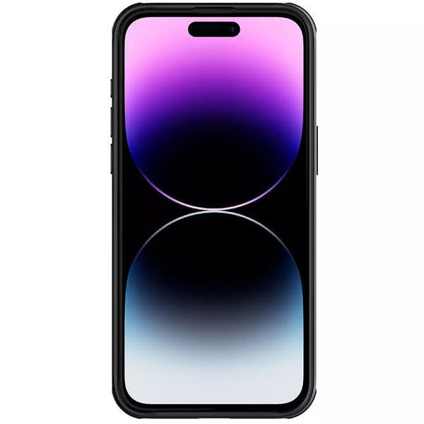 Карбонова накладка Nillkin CamShield Pro для Apple iPhone 15 Pro (6.1") Black 361157 фото