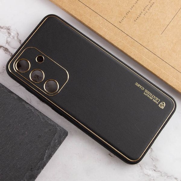 Шкіряний чохол Xshield для Samsung Galaxy S24 Чорний / Black 286415 фото