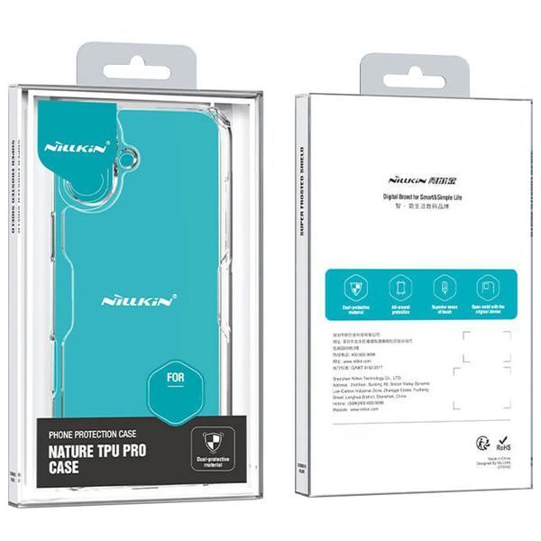 TPU чохол Nillkin Nature Pro Series для Apple iPhone 16 Plus (6.7") Безбарвний (прозорий) 392570 фото