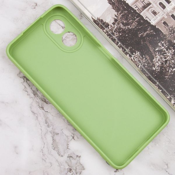 Силіконовий чохол Candy Full Camera для Oppo A38 / A18 Фісташковий 286337 фото