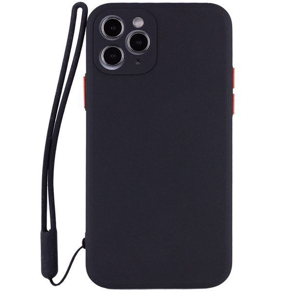 Чехол TPU Square Full Camera для Apple iPhone 11 Pro (5.8") Черный 204436 фото