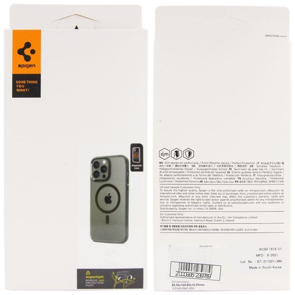 Чохол SGP Ultra Hybrid Mag для Apple iPhone 13 Pro Max (6.7") Чорний 263009 фото