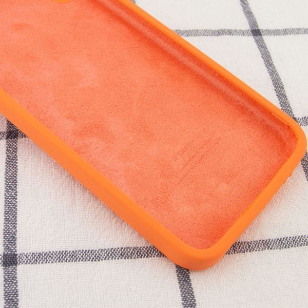 Чохол Silicone Case Square Full Camera Protective (AA) для Apple iPhone 7 plus / 8 plus (5.5") Помаранчевий / Papaya 202618 фото