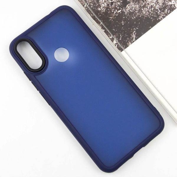 Чохол TPU+PC Lyon Frosted для Xiaomi Redmi Note 7 / Note 7 Pro / Note 7s Navy Blue 282048 фото
