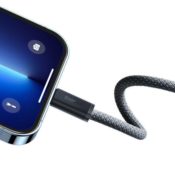 Кабель Baseus Dynamic Series Fast Charging Type-C To IP PD 20W (2m) (CALD000116) Slate Gray 260570 фото