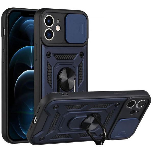 Чохол Ummi Camshield Serge Ring для Apple iPhone 11 (6.1") Синій 390687 фото