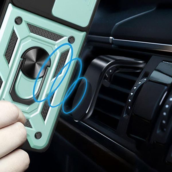 Чохол Ummi Camshield Serge Ring для Xiaomi Redmi 14C / A4 / Poco C75 / M7 Зелений 396214 фото