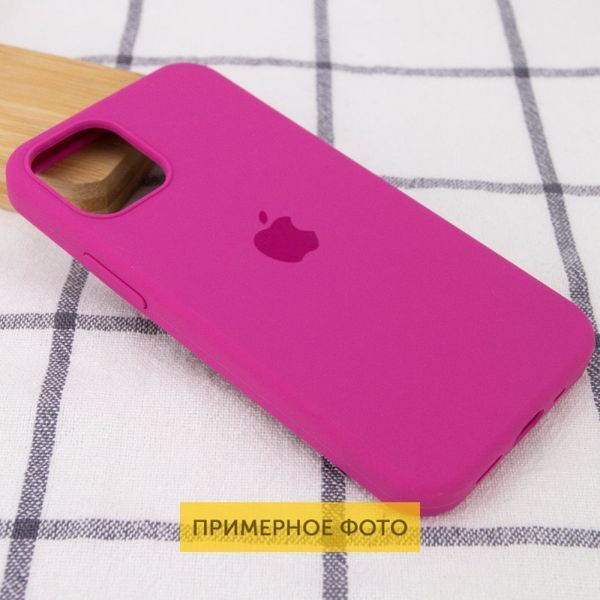 Чохол Silicone Case Full Protective (AA) для Apple iPhone 16 (6.1") Малиновий / Dragon Fruit 319351 фото