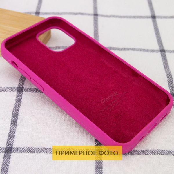 Чохол Silicone Case Full Protective (AA) для Apple iPhone 16 (6.1") Малиновий / Dragon Fruit 319351 фото