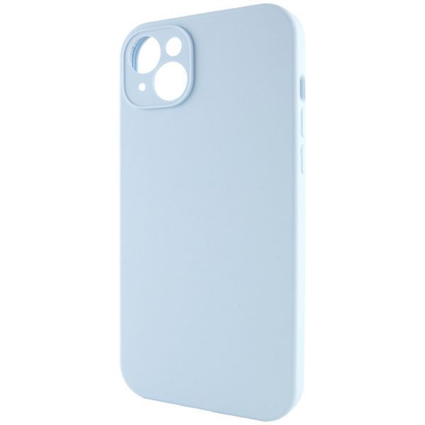 Чехол Silicone Case Full Camera Protective (AA) NO LOGO для Apple iPhone 13 (6.1") Голубой / Sweet Blue 288694 фото