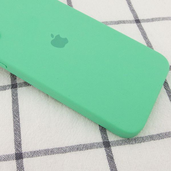 Чохол Silicone Case Square Full Camera Protective (AA) для Apple iPhone 11 (6.1") Зелений / Spearmint 212990 фото