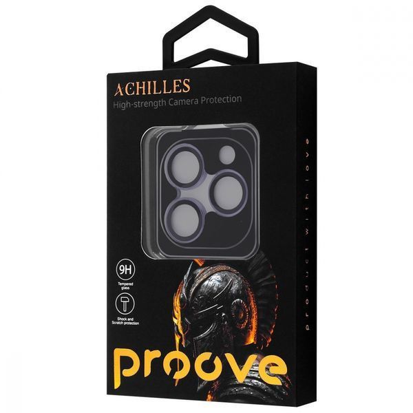захист камери ACHILLES iPhone 14 Pro/14 Pro Max (CPPAIP14PM20) Space Black 261530 фото