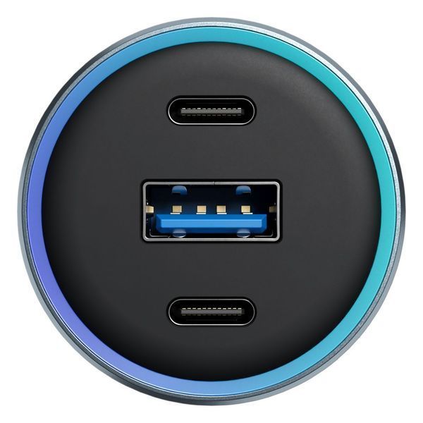 АЗП Proove Super Charge 130W (2 Type-C + USB) metal gray 339064 фото