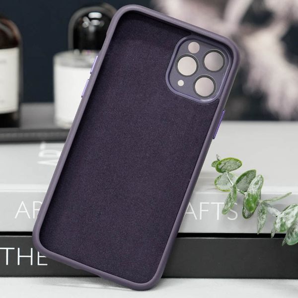 Чохол TPU+Glass Sapphire Midnight with MagSafe для Apple iPhone 13 Pro (6.1") Фіолетовий / Deep Purple 277000 фото