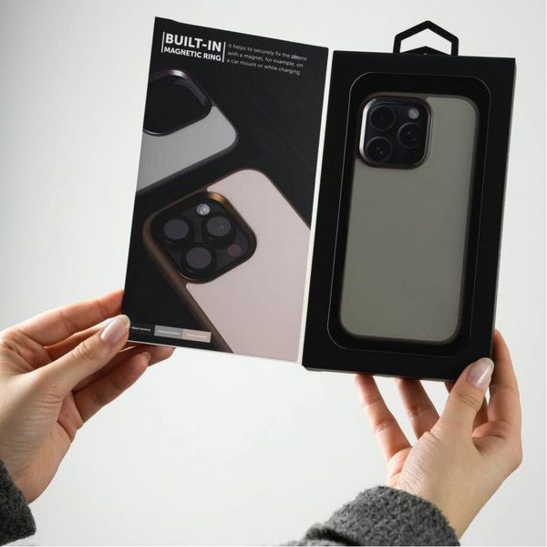 Чохол Proove Sapphire Case with Magnetic Ring iPhone 17 Air black titanium (PCSAIP17AR36) 395956 фото