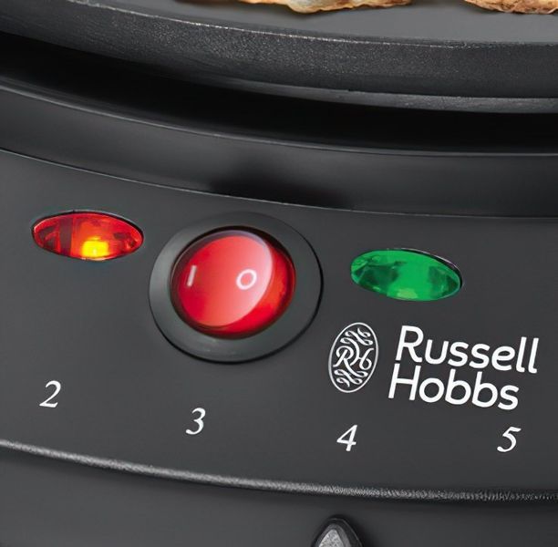 Млинниця Russell Hobbs Fiesta 1000Вт, діаметр 30см, тефлон, чорний 372740 фото