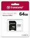 Карта пам'яті Transcend microSD 64GB C10 UHS-I R100/W20MB/s + SD (TS64GUSD300S-A) 372138 фото 3