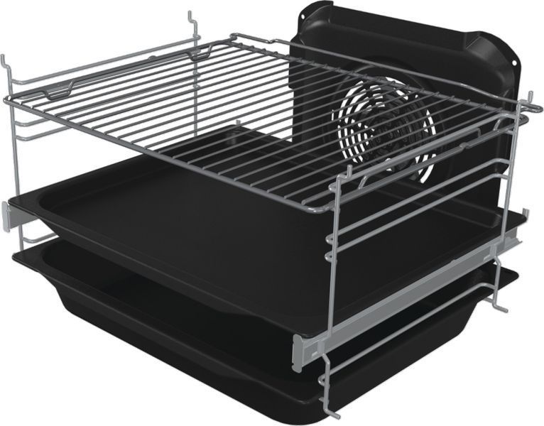 Плита Gorenje електрична склокерамічна, 70л, 50x60см, дисплей, програматор, нерж (GECS5C70XA) 374436 фото