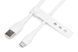 Кабель DIGITUS USB-A > USB-C заряджання/синхронізації, USB 2.0, 60W, силіконовий, 1м, білий (AK-300340-010-W) 367289 фото 3