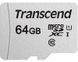 Карта пам'яті Transcend microSD 64GB C10 UHS-I R100/W20MB/s + SD (TS64GUSD300S-A) 372138 фото 2