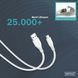 Кабель DIGITUS USB-A > USB-C заряджання/синхронізації, USB 2.0, 60W, силіконовий, 1м, білий (AK-300340-010-W) 367289 фото 10
