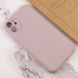 Чохол Silicone Case Full Camera Protective (AA) NO LOGO для Apple iPhone 12 (6.1") Сірий / Lavender 388843 фото 3