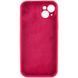 Чохол Silicone Case Full Camera Protective (AA) NO LOGO для Apple iPhone 15 Plus (6.7") Червоний / Rose Red 405848 фото 4